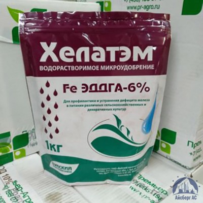 Удобрение ХЕЛАТЭМ Fe 6 Fe EDDHA (ЭДДГА) 6 % купить  в Новокузнецке